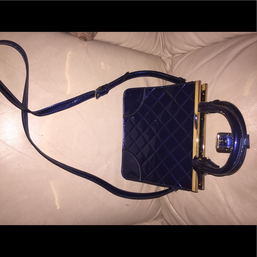 Dark blue purse